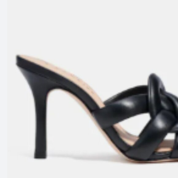 Coach Kellie Black leather Sandal sz 8.5 - Picture 2 of 7